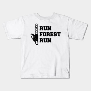 Lumberjack - Run Forest Run Kids T-Shirt